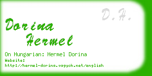 dorina hermel business card